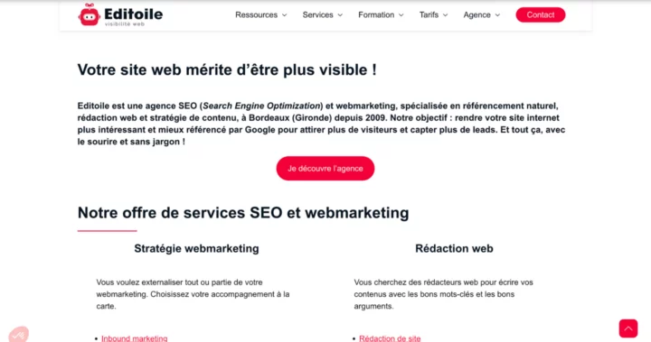 editoile meilleures agences prospection commerciale bordeaux