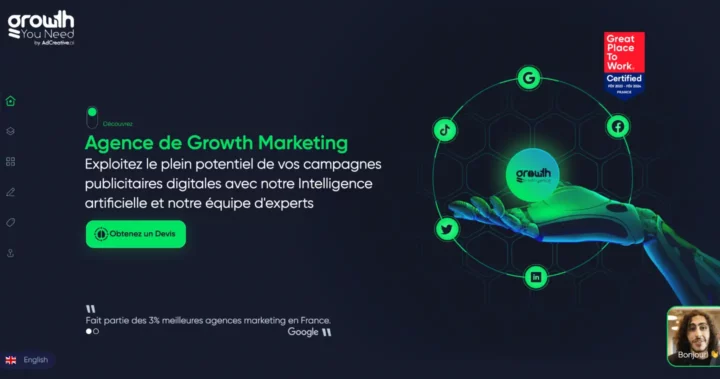 growthyouneed meilleures agences prospection paris