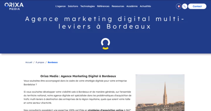 orixa media meilleures agences prospection commerciale bordeaux