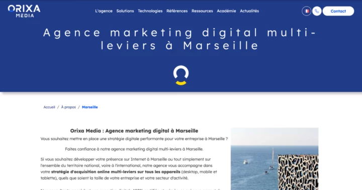 orixa media meilleures agences prospection marseille