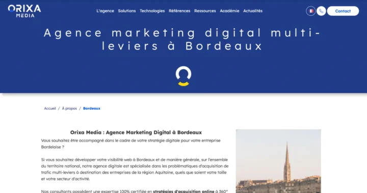 orixa media meilleures agences prospection paris