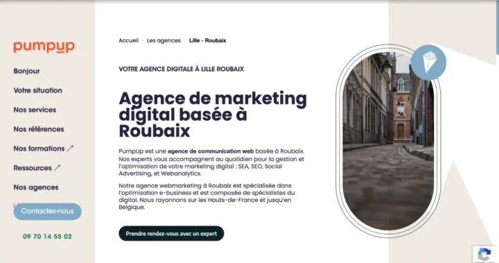 pumpup meilleure agence prospection lille