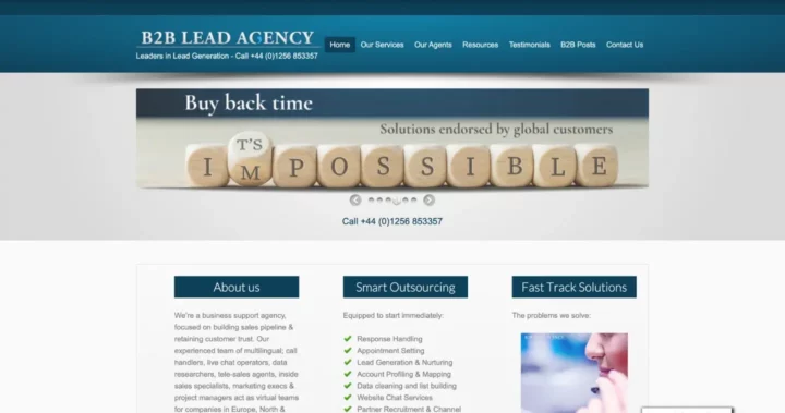 meilleure agence generation lead royaume uni B2B Lead Agency
