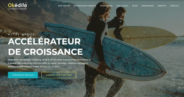 meilleure agence social selling okédito