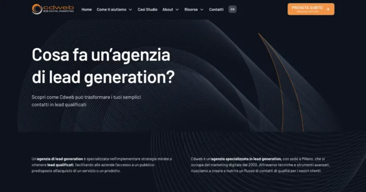 cdweb meilleure agence leadgen italie