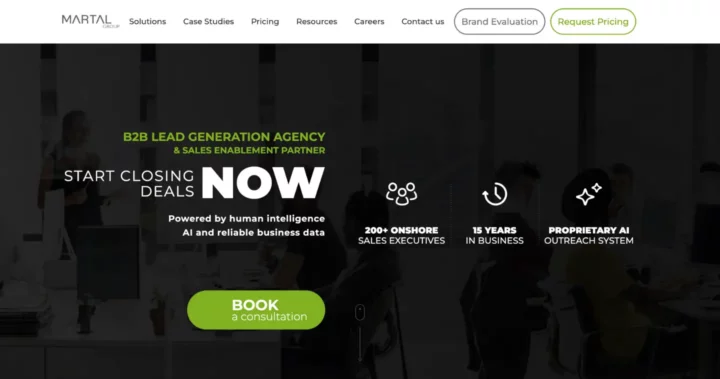 martal group meilleure agence leadgen etats uni
