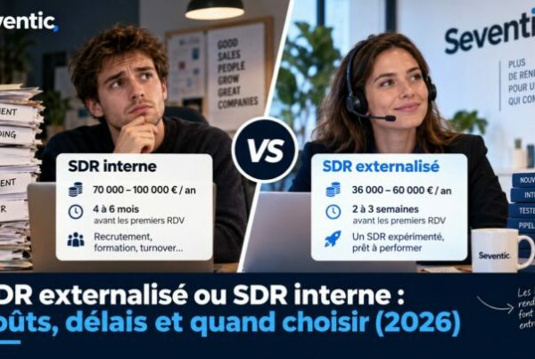 SDR externalisé ou SDR interne : coûts, délais et quand choisir (2026)