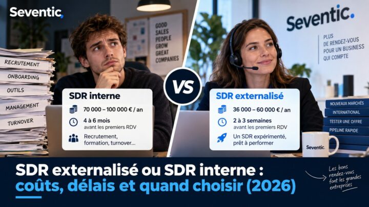 SDR externalisé ou SDR interne : coûts, délais et quand choisir (2026)
